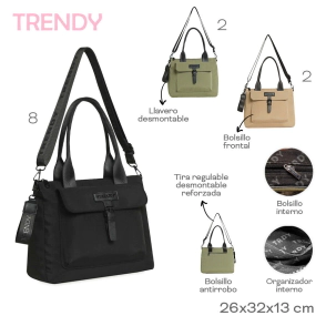 CARTERA TRENDY VERDE