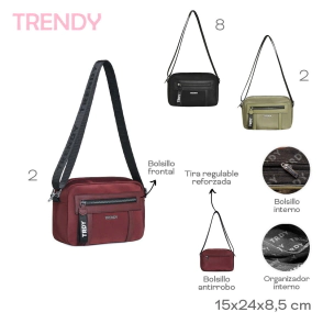 MORRAL TRENDY BORDO