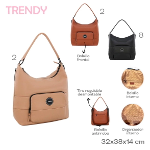 CARTERA TRENDY BEIGE
