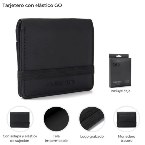 TARJETERO ENGOMADO CON ELASTICO WANDERLUST