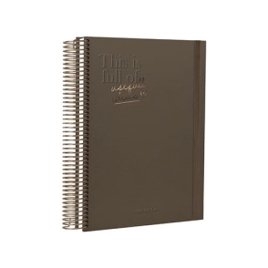 CUADERNO FW 16x21 PREMIUM COFEE 96HJS RAYADO