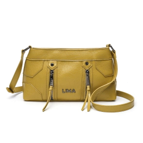 CARTERA BANDOLERA JANIS LIMA MOSTAZA