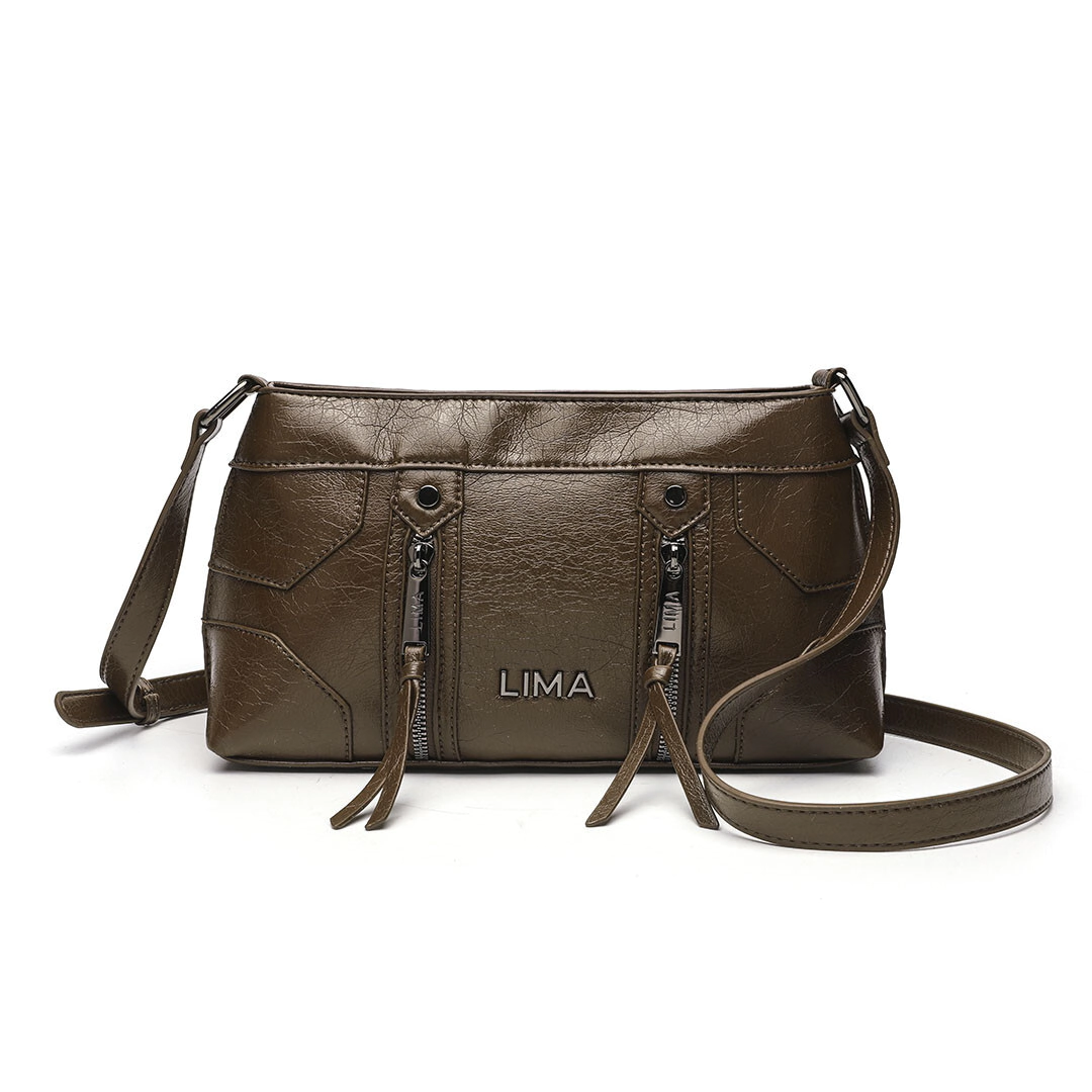 CARTERA BANDOLERA JANIS LIMA MARRON