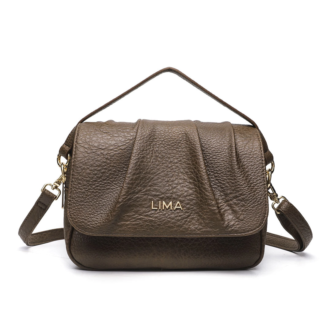 CARTERA DIANE LIMA MARRON