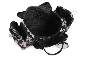 BOLSO COOL PRINTS CHIMOLA COW BLACK