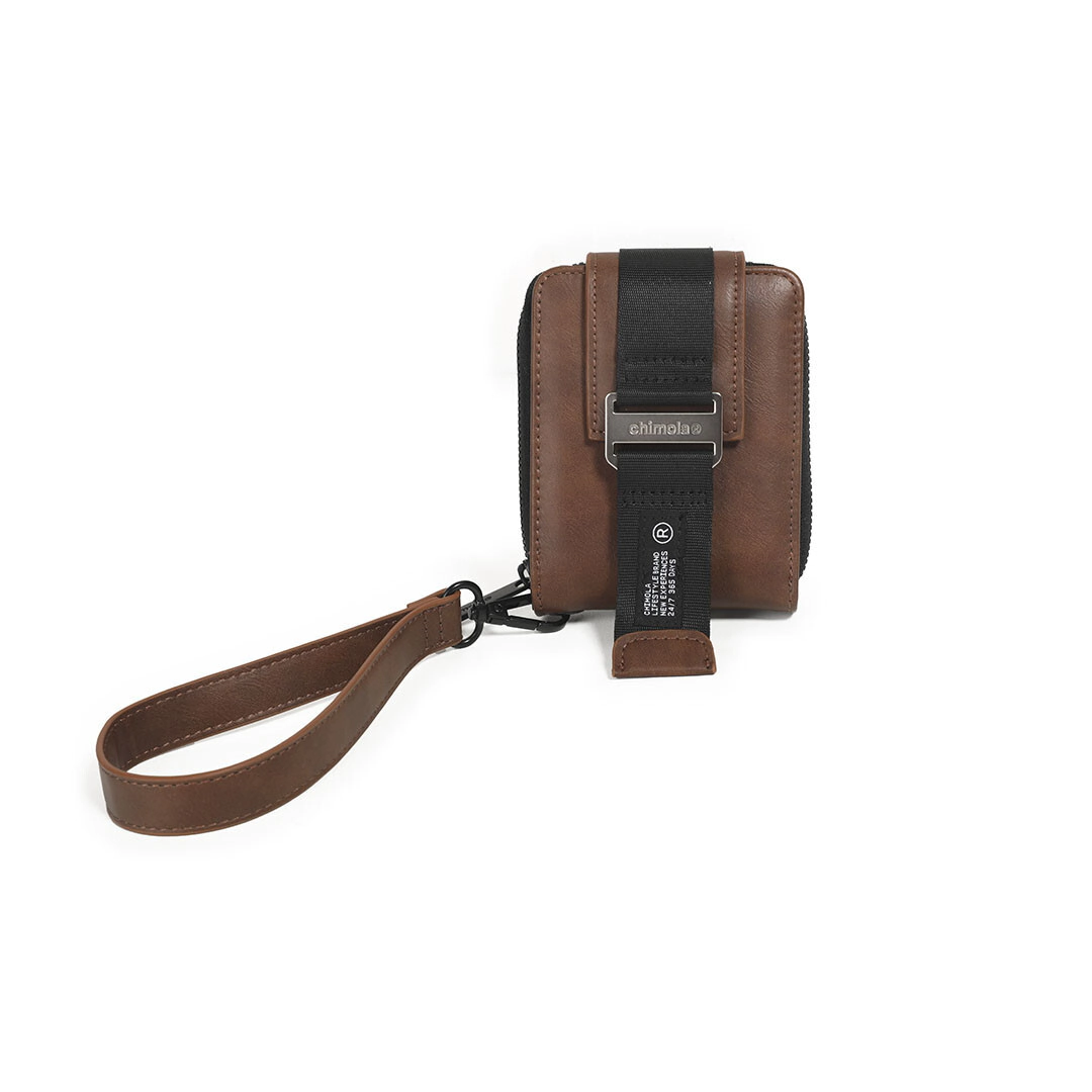 BILLETERA CORTA KIOTO CHIMOLA BROWN