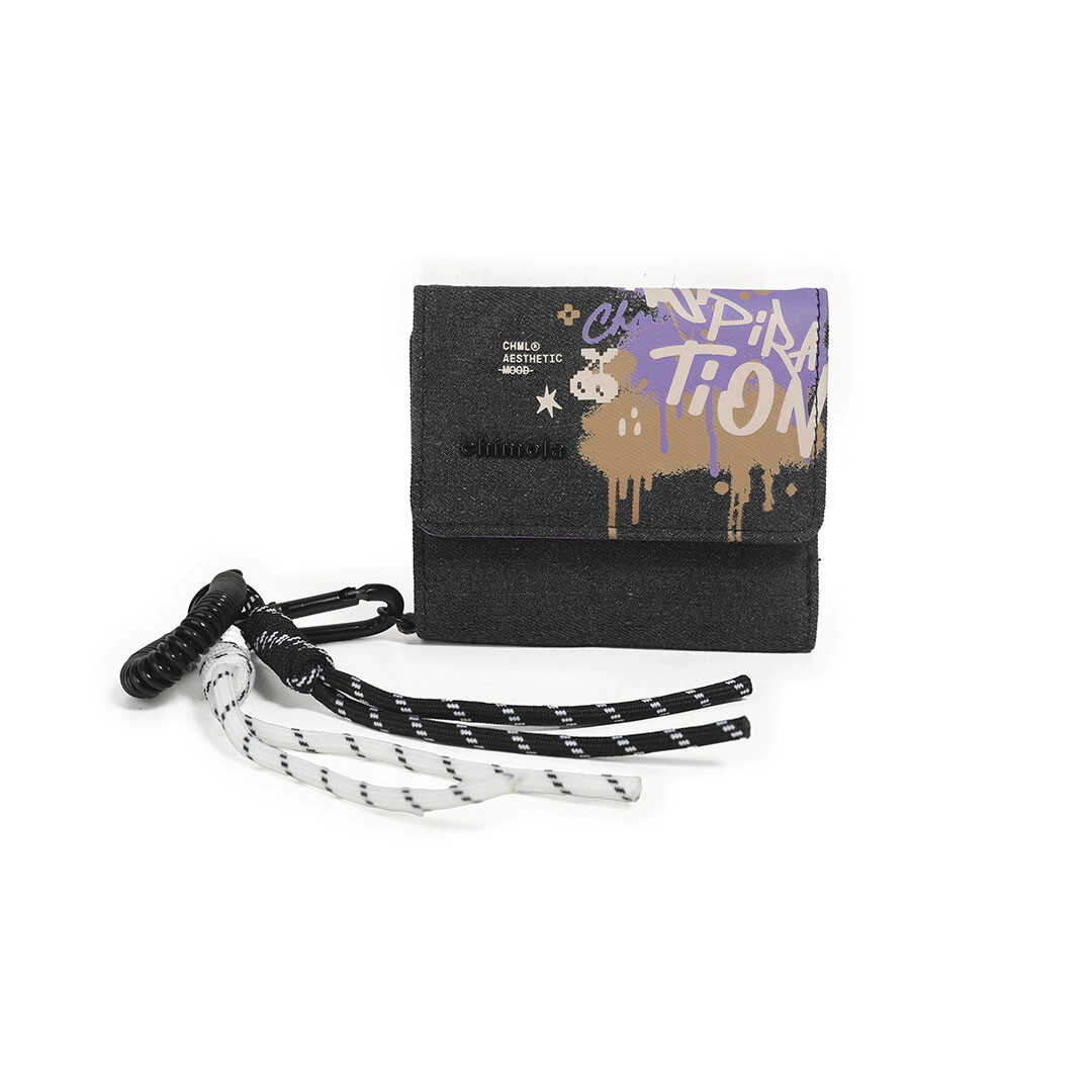 BILLETERA KIDS UMA CHIMOLA JEAN BLACK