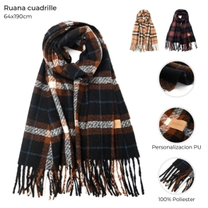 RUANA CUADRILLE 64x190CM SKORA