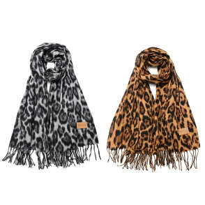 RUANA ANIMAL PRINT 70x180CM SKORA