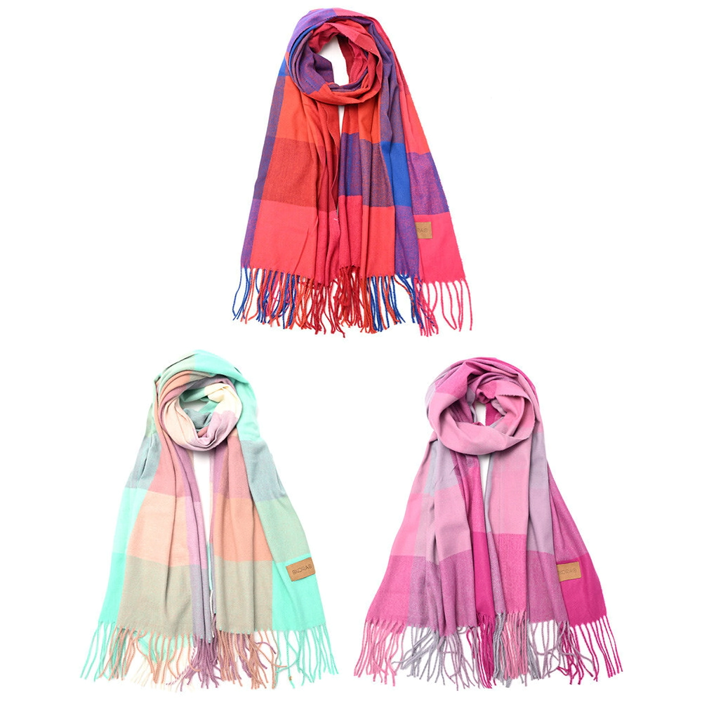 RUANA CUADRILLE 66x177CM SKORA