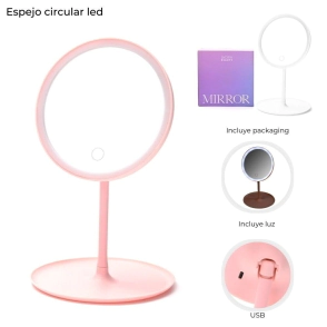 ESPEJO CIRCULAR LED SKORA