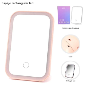 ESPEJO RECTANGULAR LED SKORA