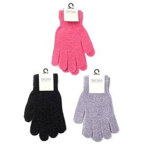 GUANTE MUJER CHENILLE LISO 22CM SKORA