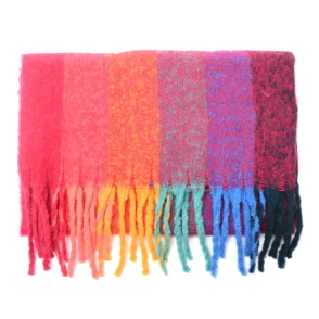 RUANA RAYADA 52x190CM SKORA