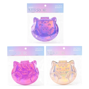 ESPEJO GATITO DOBLE CON TAPA SKORA