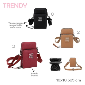 PHONE BAG TRENDY ROJO