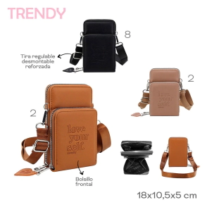 PHONE BAG TRENDY NARANJA