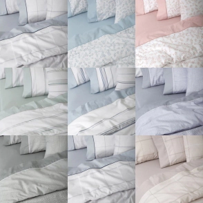 PALETTE JUEGO DE SABANAS ACCENT 180 HILOS 1 1/2 PLAZAS SURTIDO