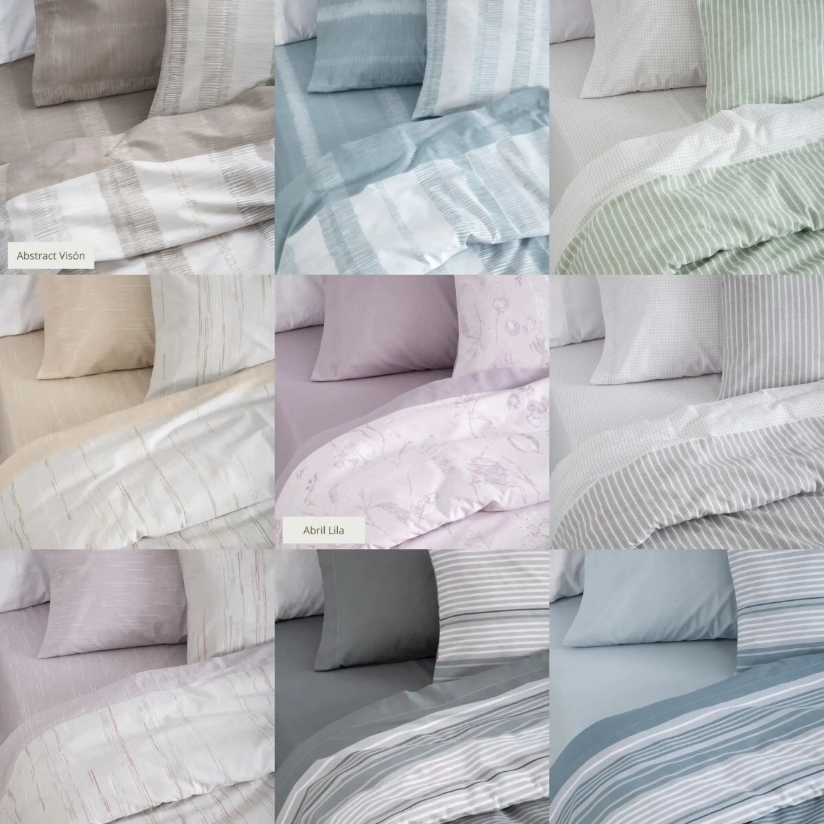 ALCOYANA JUEGO DE SABANAS RITMO CLASICA 132 HILOS 2 1/2 PLAZAS SURTIDO