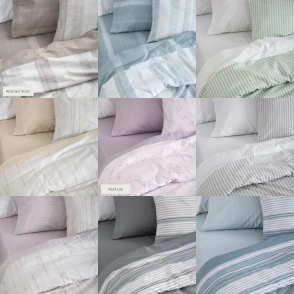 ALCOYANA JUEGO DE SABANAS RITMO CLASICA 132 HILOS 2 1/2 PLAZAS SURTIDO