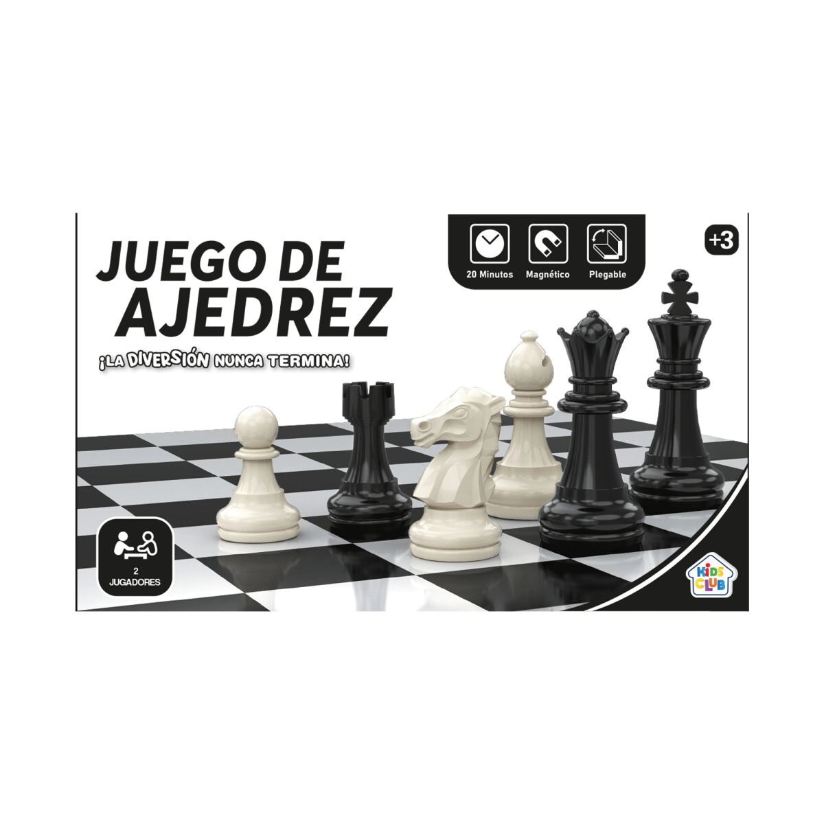 JUEGO DE AJEDREZ MAGNETICO 24x12 CM