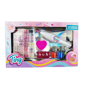 SET DE U&Ntilde;AS CON LIMA ELECTRICA TINY 33x21x4 CM