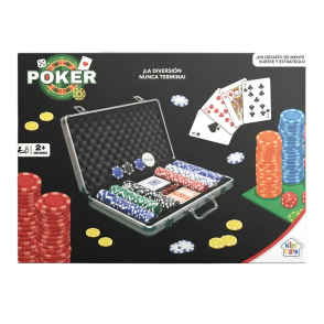 MALETIN SET DE POKER CON 300 FICHAS