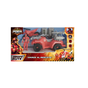 SUPER SET BOMBEROS AL RESCATE 34x11x18,5 CM
