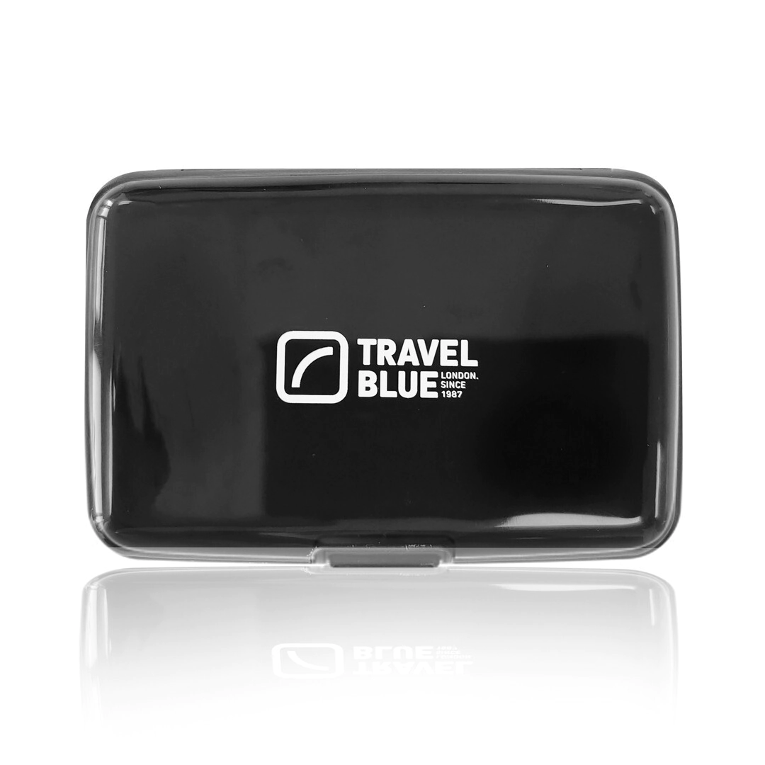 TARJETERO PROTECCION RFID TRAVEL BLUE