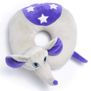 ALMOHADA DE VIAJE INFANTIL FLAPPY EL ELEFANTE TRAVEL BLUE