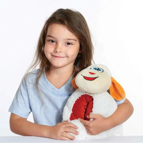 ALMOHADA DE VIAJE INFANTIL SNOWY LA OVEJA TRAVEL BLUE