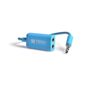 ADAPTADOR DE AUDIO DUAL TRAVEL BLUE