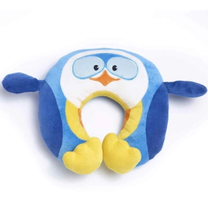 ALMOHADA DE VIAJE INFANTIL PUFFY EL PING&Uuml;INO TRAVEL BLUE