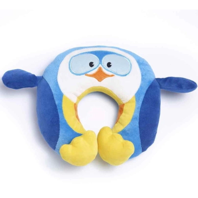 ALMOHADA DE VIAJE INFANTIL PUFFY EL PING�INO TRAVEL BLUE