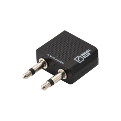 ADAPTADOR PARA AURICULARES DE AVION TRAVEL BLUE