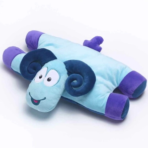 ALMOHADA DE VIAJE INFANTIL SAMMY EL CARNERO TRAVEL BLUE
