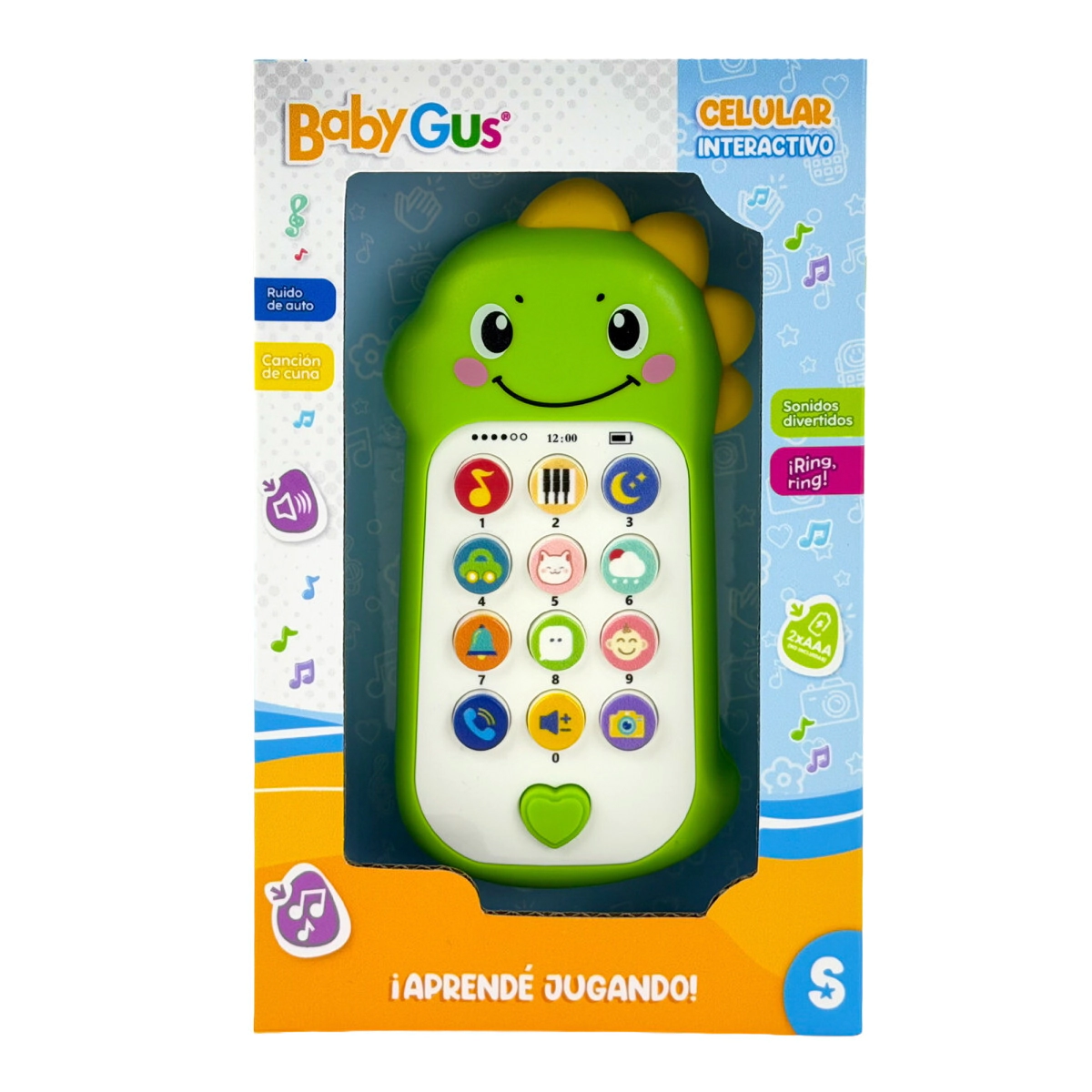 CELULAR DINO INTERACTIVO CON SONIDO