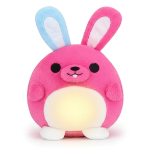 PELUCHE CONEJO CON LUZ Y SONIDO A PILAS
