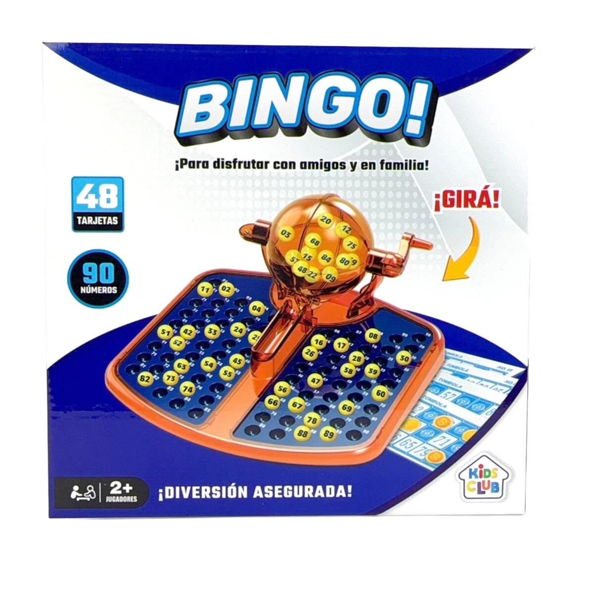 GRAN JUEGO DE BINGO 90 NUMEROS