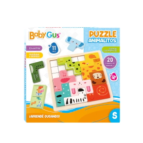 JUEGO TETRIS ANIMAL DE MADERA