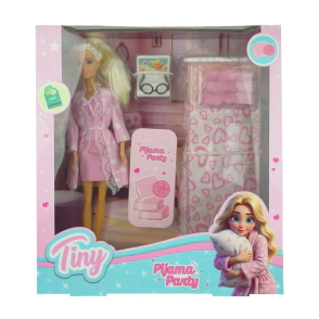 MU&Ntilde;ECA TINY PIJAMA PARTY CON ACCESORIOS