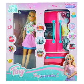 MU&Ntilde;ECA TINY Y SU COCINA CON LUZ Y SONIDO