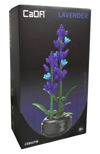 BLOQUES PARA ARMAR 204 PIEZAS: LAVANDA