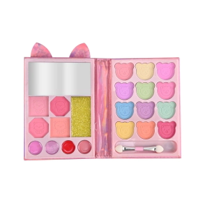 PALETA DE MAQUILLAJES GATITO MULTICOLOR CON GLITTER TINY