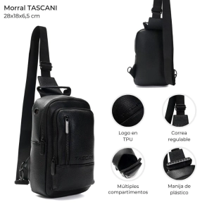 MORRAL TASCANI 28x18x6,5 CM