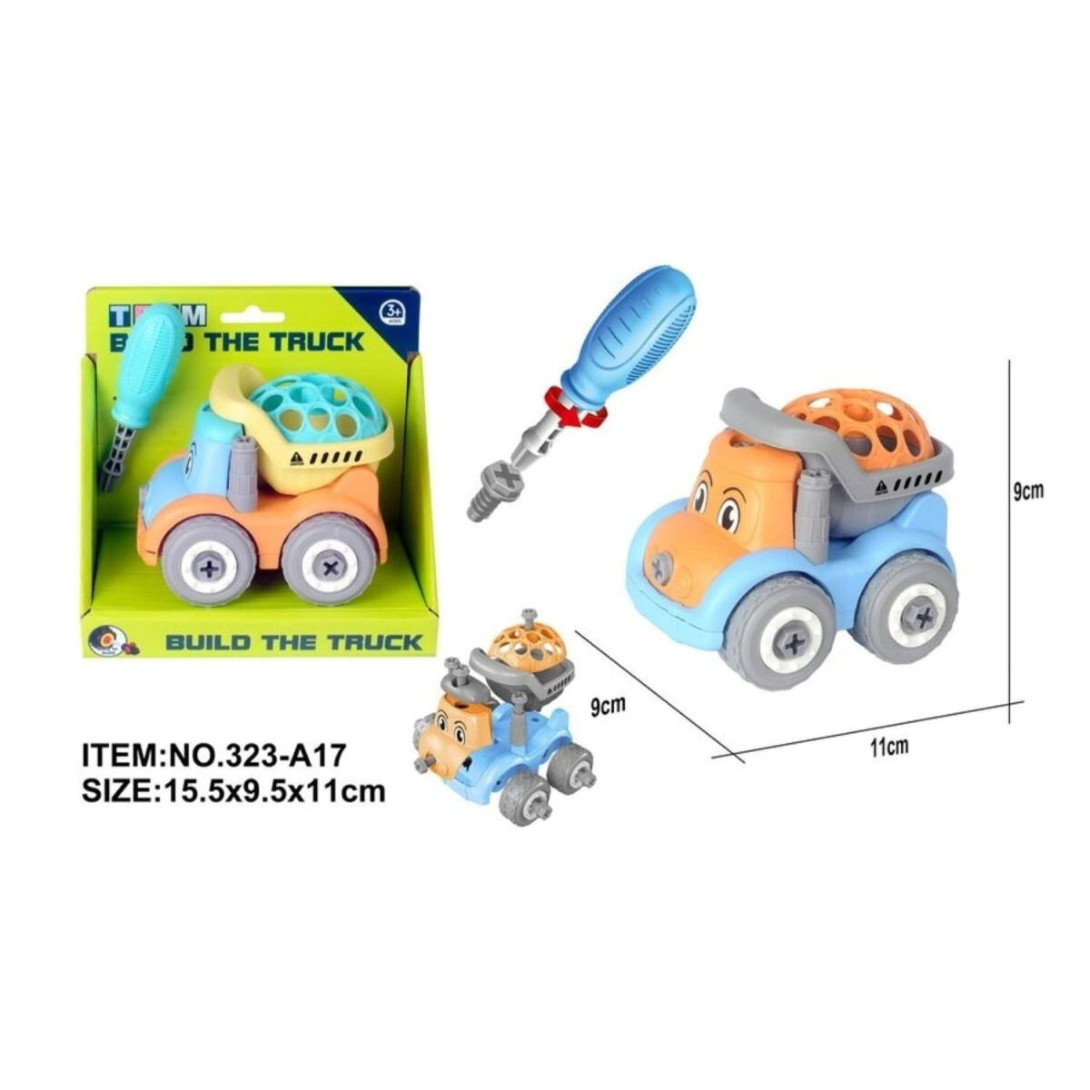 MINI COCHE DE DIBUJOS ANIMADOS DIY
