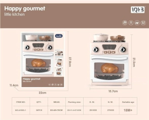 HORNO CON SONIDO Y LUZ