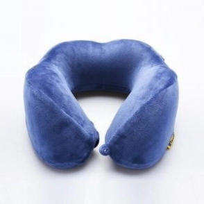 ALMOHADA CERVICAL DE VIAJE ERGONOMICA CON CAPUCHA TRAVEL BLUE
