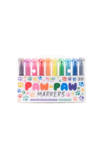 VALIJITA MARCADORES PAW PAW X20 COLORES KIRUKI