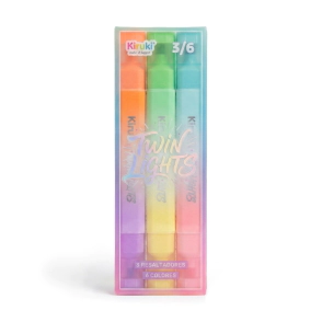 RESALTADORES TWIN LIGHT X3 - 6 COLORES KIRUKI